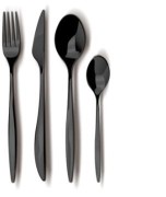 Zestaw sztućców 24 szt. FashionTV FTV-0084 Mirror Black