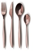 Zestaw sztućców 24 szt. FashionTV FTV-0083 Mirror Rose Gold