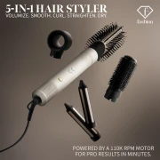 Profesjonalny stylizator do włosów 5 w 1 FashionTV FTV- 0143 Matte Cream Gold