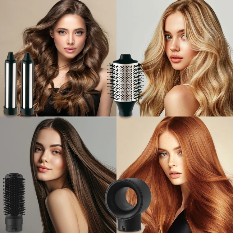 Profesjonalny stylizator do włosów 5 w 1 FashionTV FTV- 0143 Matte Cream Gold