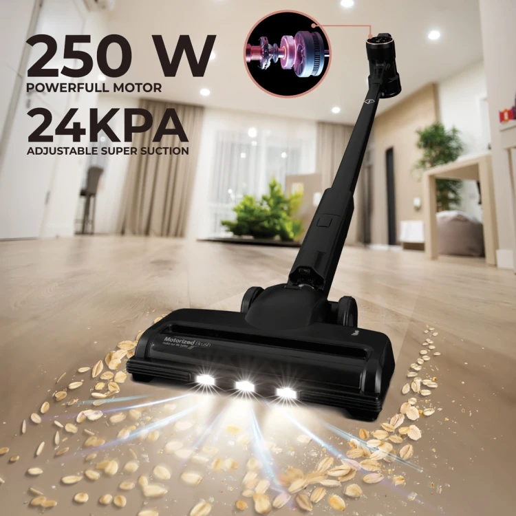 Odkurzacz bezprzewodowy FashionTV FTV-0085 Matte Black Rose Gold