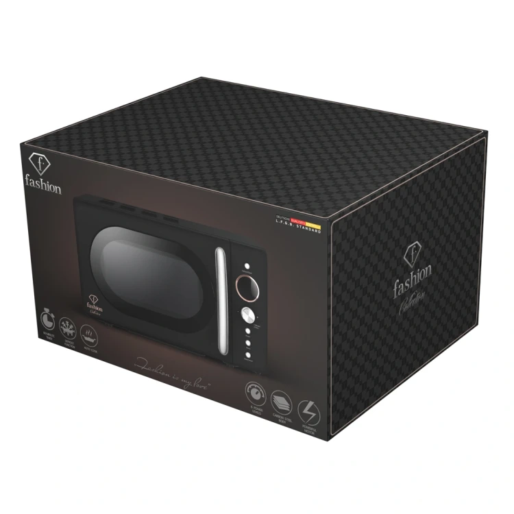 Kuchenka mikrofalowa 20 L FashionTV  FTV-0121 Matte Black Rose Gold