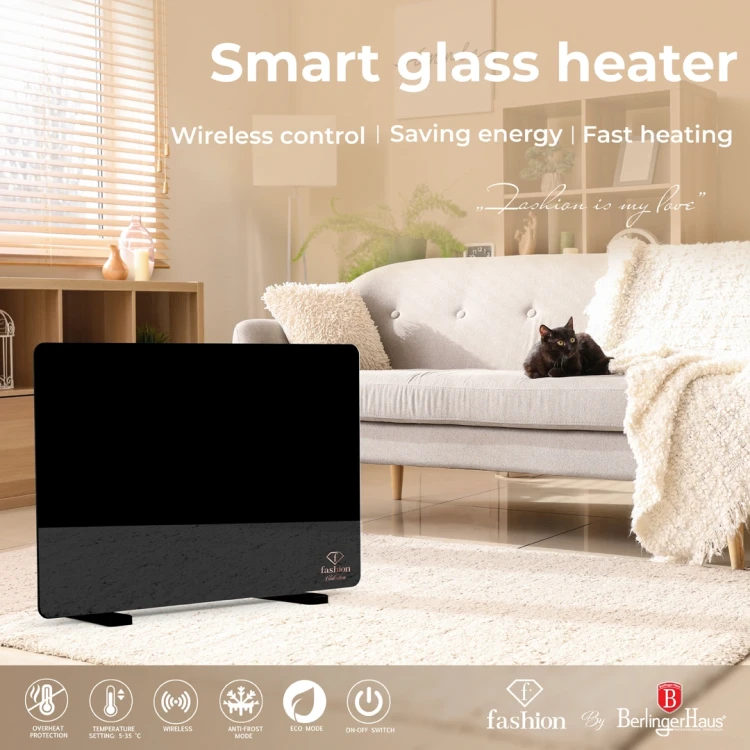 Elektryczny szklany panel grzewczy / grzejnik FashionTV  FTV-0163