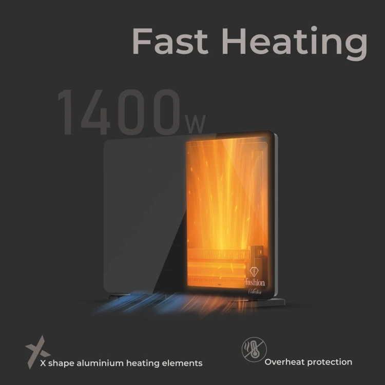 Elektryczny szklany panel grzewczy / grzejnik FashionTV  FTV-0163