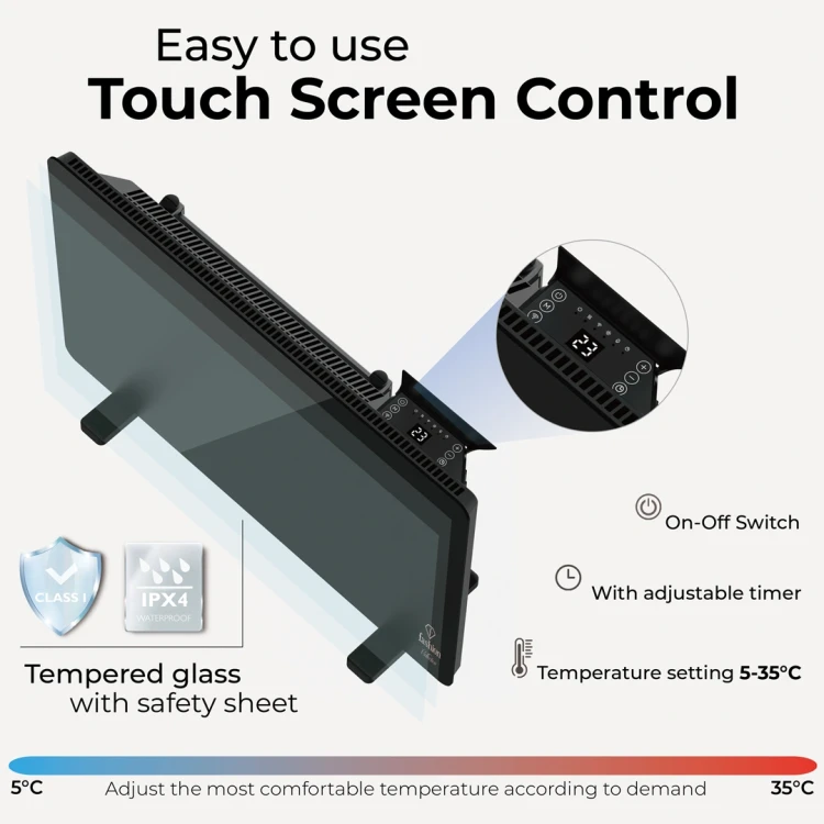 Elektryczny szklany panel grzewczy / grzejnik FashionTV  FTV-0163