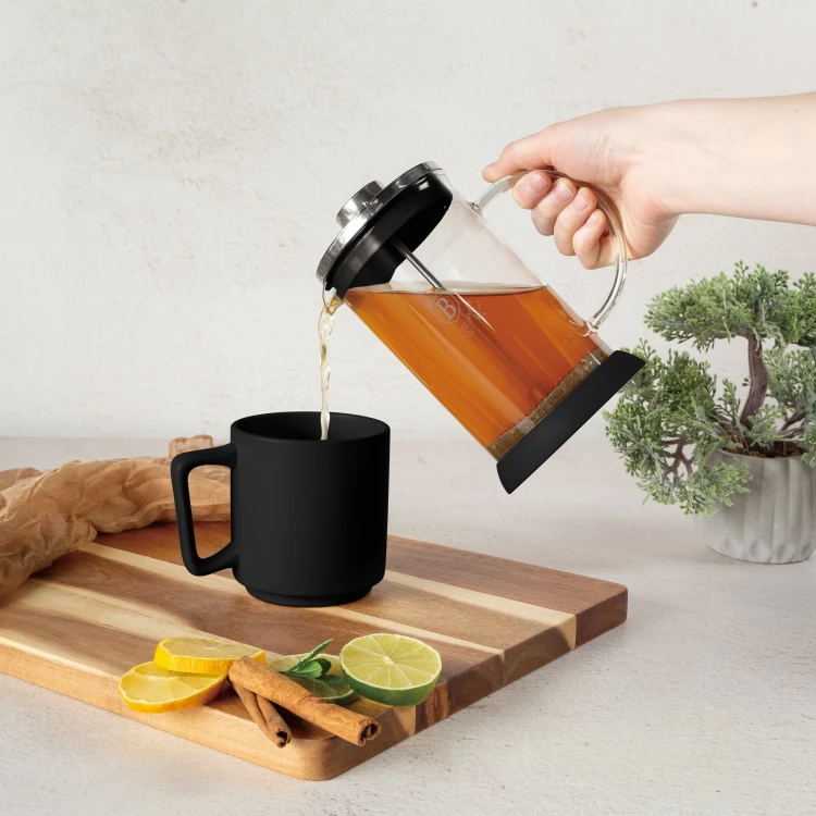 Zaparzacz do kawy / herbaty 800 ml. Black Silver Berlinger Haus BH-6303