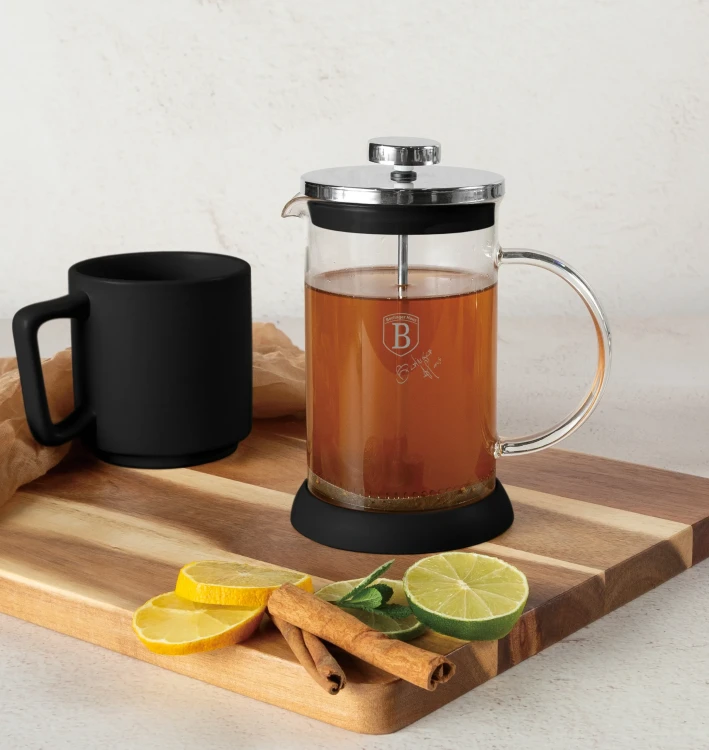 Zaparzacz do kawy / herbaty 800 ml. Black Silver Berlinger Haus BH-6303