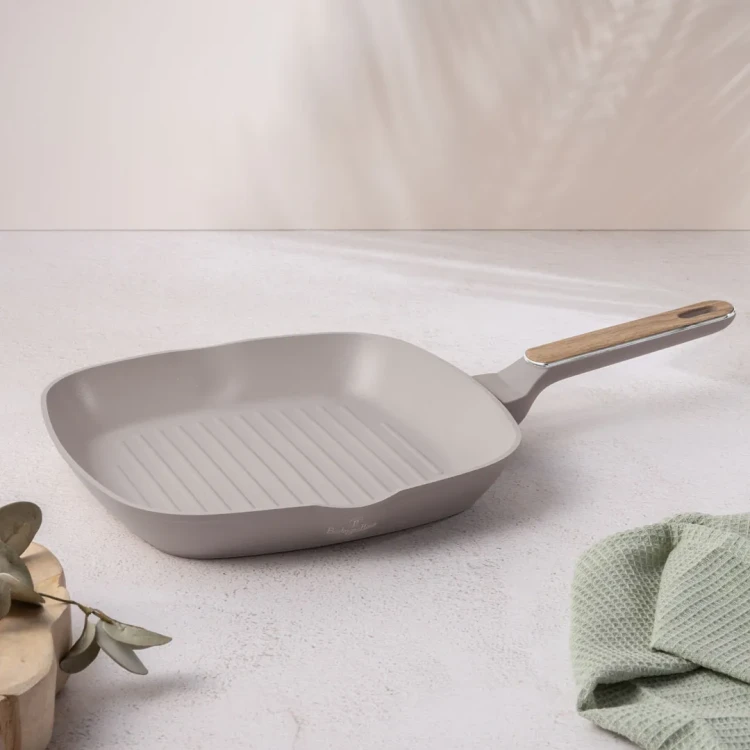 Patelnia grillowa BerlingerHaus Taupe Nordic 28cm BH-8335