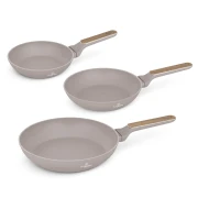 Zestaw 3 patelni BerlingerHaus Taupe Nordic BH-8341
