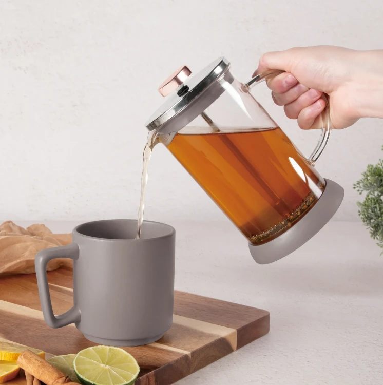 Zaparzacz do kawy / herbaty 600 ml Taupe Berlinger Haus BH-8588