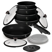 Zestaw garnków 13 el. z odpinaną rączką BerlingerHaus BH-8419 Black Rose Collection