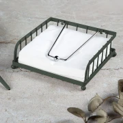 Stojak na serwetki, Matte Green Collection BerlingerHaus BH-8825