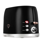 Toster / opiekacz FashionTV Matte Black- Rose Gold FTV-0111