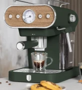 Ekspres kolbowy 3 w 1 Matte Green Collection BerlingerHaus BH-9857