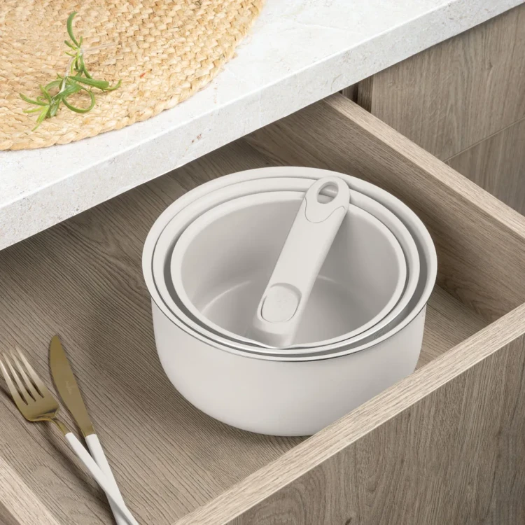 Zestaw garnków 13el. z odpinaną rączką BerlingerHaus Sahara Nordic Collection BH-8420