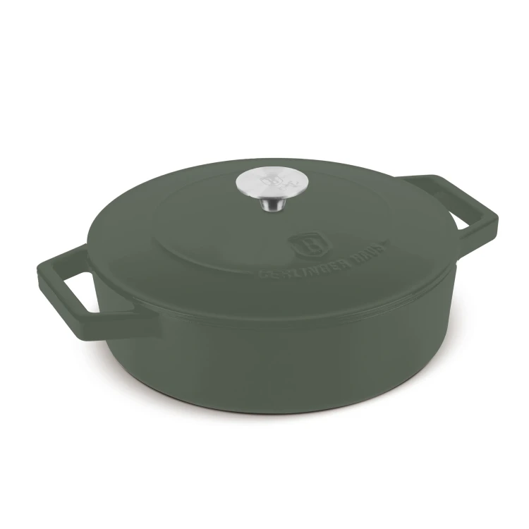Garnek żeliwny 2,57L 26 cm BerlingerHaus BH-6262 Matte Green