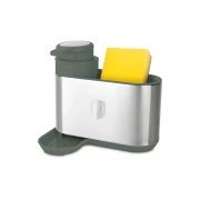 Dozownik płynu oraz praktyczny uchwyt na gąbkę BH-8933 Matte Green Collection