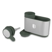 Dozownik płynu oraz praktyczny uchwyt na gąbkę BH-8933 Matte Green Collection