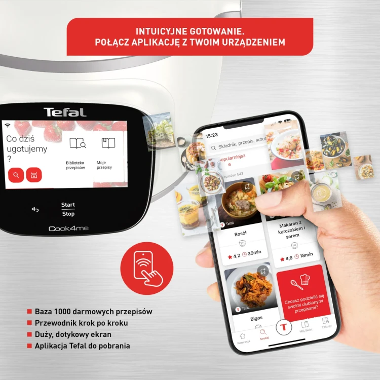 Multicooker TEFAL Cook4me Touch Pro CY943130 (Wi-Fi)