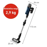 Odkurzacz TEFAL X-Force Flex 13.60 AeroSpin Aqua TY9AC1WO z aktywnym mopowaniem