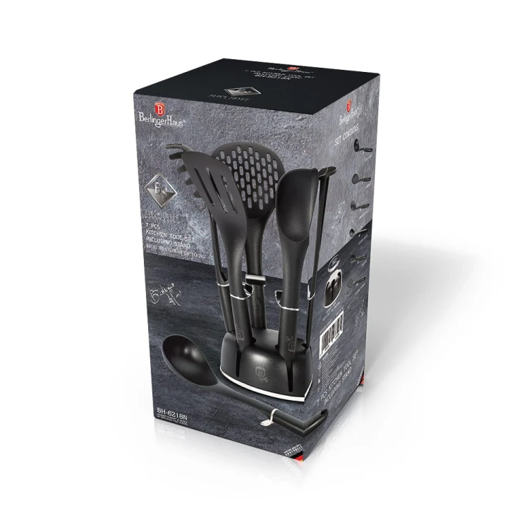 Zestaw przyborów kuchennych 7 el. BerlingerHaus Black Royal BH-6218N | OUTLET