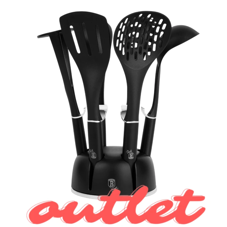 Zestaw przyborów kuchennych 7 el. BerlingerHaus Black Royal BH-6218N | OUTLET