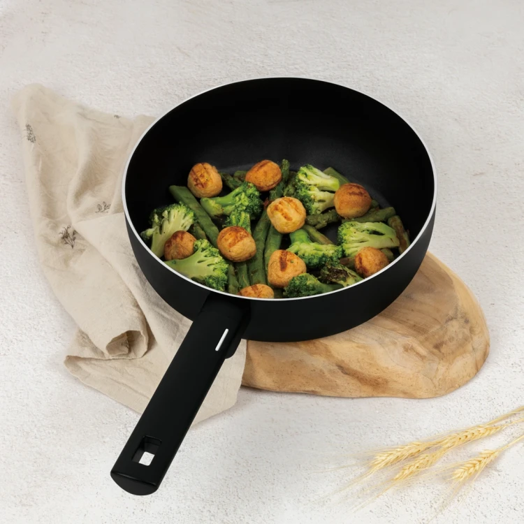Patelnia Wok Flip 26 cm BerlingerHaus BH-8176 Matte Black Collection