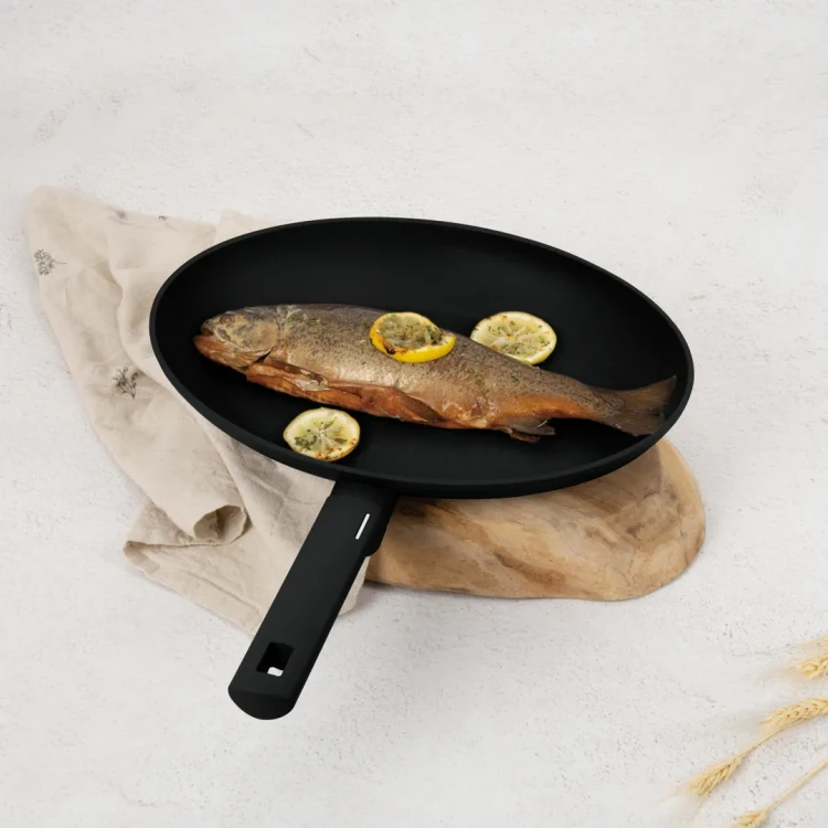 Patelnia do ryb 35cm BerlingerHaus BH-8191 Matte Black Collection