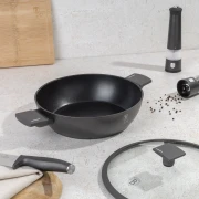 Garnek z pokrywką 28 cm 3,8 L Berlinger Haus BH 8128 Antracit