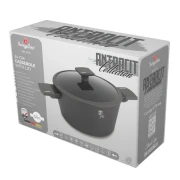 Garnek z pokrywką 24 cm 4,1 l Berlinger Haus BH 8131 Antracit