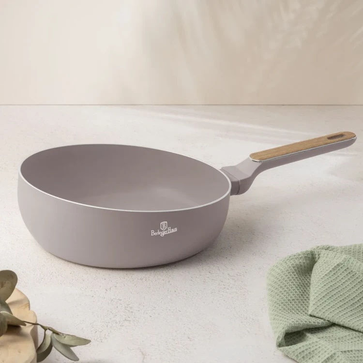 Patelnia głęboka 26cm Taupe Nordic Collection BerlingerHaus BH-8332
