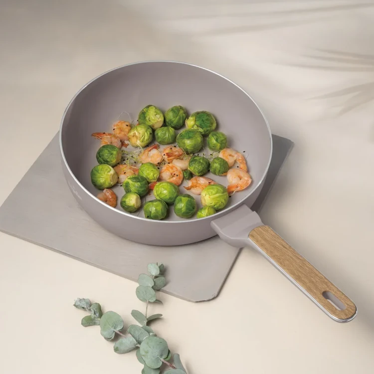 Patelnia głęboka 26cm Taupe Nordic Collection BerlingerHaus BH-8332