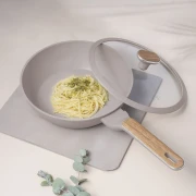 Głęboka patelnia z pokrywą 24 cm Berlinger Haus BH-8333 – Taupe Nordic Collection