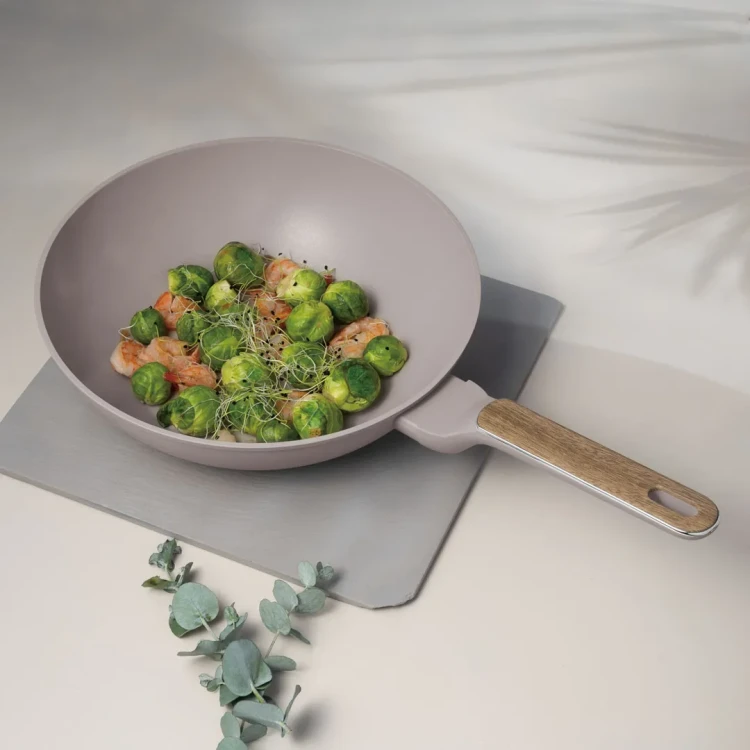 Wok 28 cm Berlinger Haus BH-8334 Taupe Nordic Collection