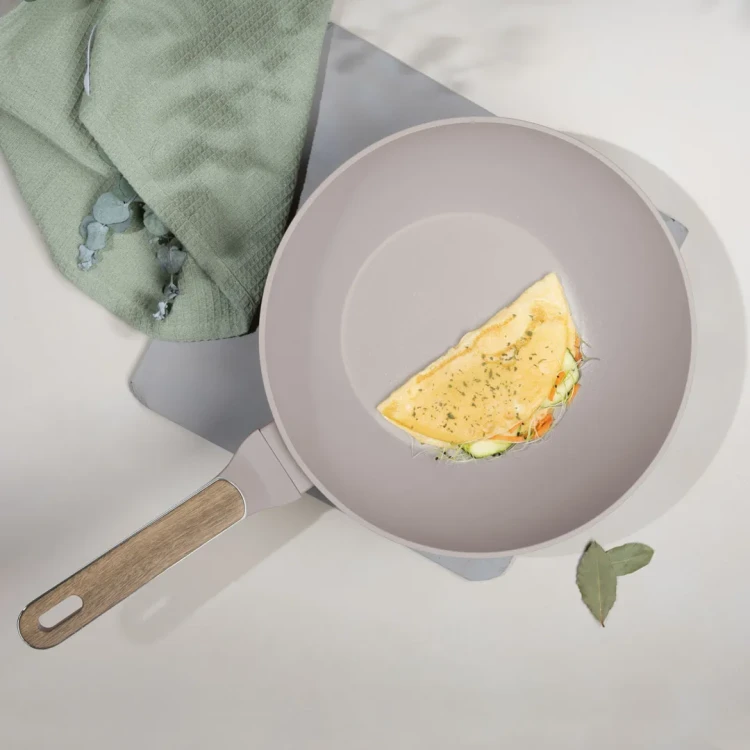 Wok 28 cm Berlinger Haus BH-8334 Taupe Nordic Collection