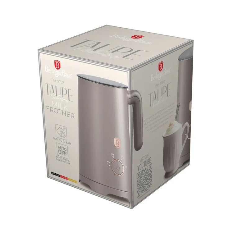 Spieniacz do mleka 4w1 BerlingerHaus BH-9792 Taupe Collection
