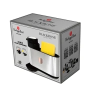 Dozownik płynu oraz praktyczny uchwyt na gąbkę BH-8932 Black Rose Collection