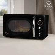 Kuchenka mikrofalowa 20 L FashionTV FTV-0121 Matte Black Rose Gold