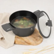 Garnek z pokrywką 20 cm BerlingerHaus BH-8130 Antracit Collection