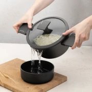 Garnek z pokrywką 20 cm BerlingerHaus BH-8130 Antracit Collection