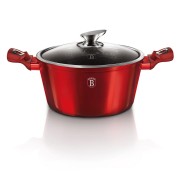 Garnek z pokrywką 8L Metallic Line Burgundy BerlingerHaus BH-6192 | OUTLE