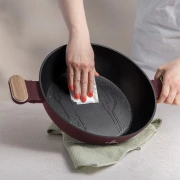 Patelnia tradycyjna 28 cm non-stick, BerlingerHaus BH-8299 Leonardo Nordic