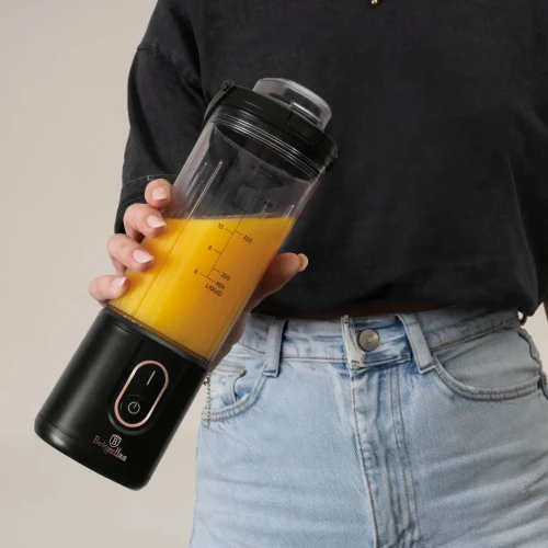 Blender kielichowy, bezprzewodowy 400 ml Berlinger Hause BH-9922 Black Rose