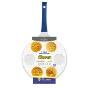 Patelnia do placuszków 7 otworów Emoji 26 cm Minions Collection Berlinger Haus BH-8949MN