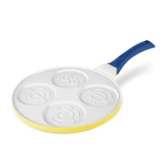Patelnia do placuszków 4 otwory Emoji 26 cm Minions Collection Berlinger Haus BH-8950MN