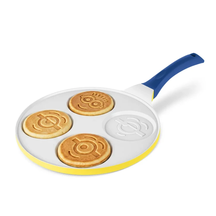 Patelnia do placuszków 4 otwory Emoji 26 cm Minions Collection Berlinger Haus BH-8950MN