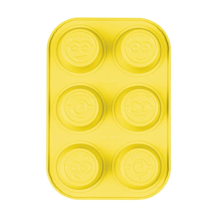 Forma do muffinów 6 szt. z workiem cukierniczym Minions Collection Berlinger Haus BH-8708MN