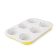Forma do muffinów 6 szt. z workiem cukierniczym Minions Collection Berlinger Haus BH-8708MN