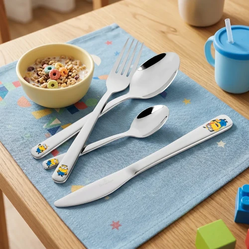Zestaw sztućców 4 elementy Minions Collection Berlinger Haus BH-2636MN