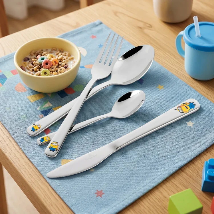 Zestaw sztućców 4 elementy Minions Collection Berlinger Haus BH-2636MN